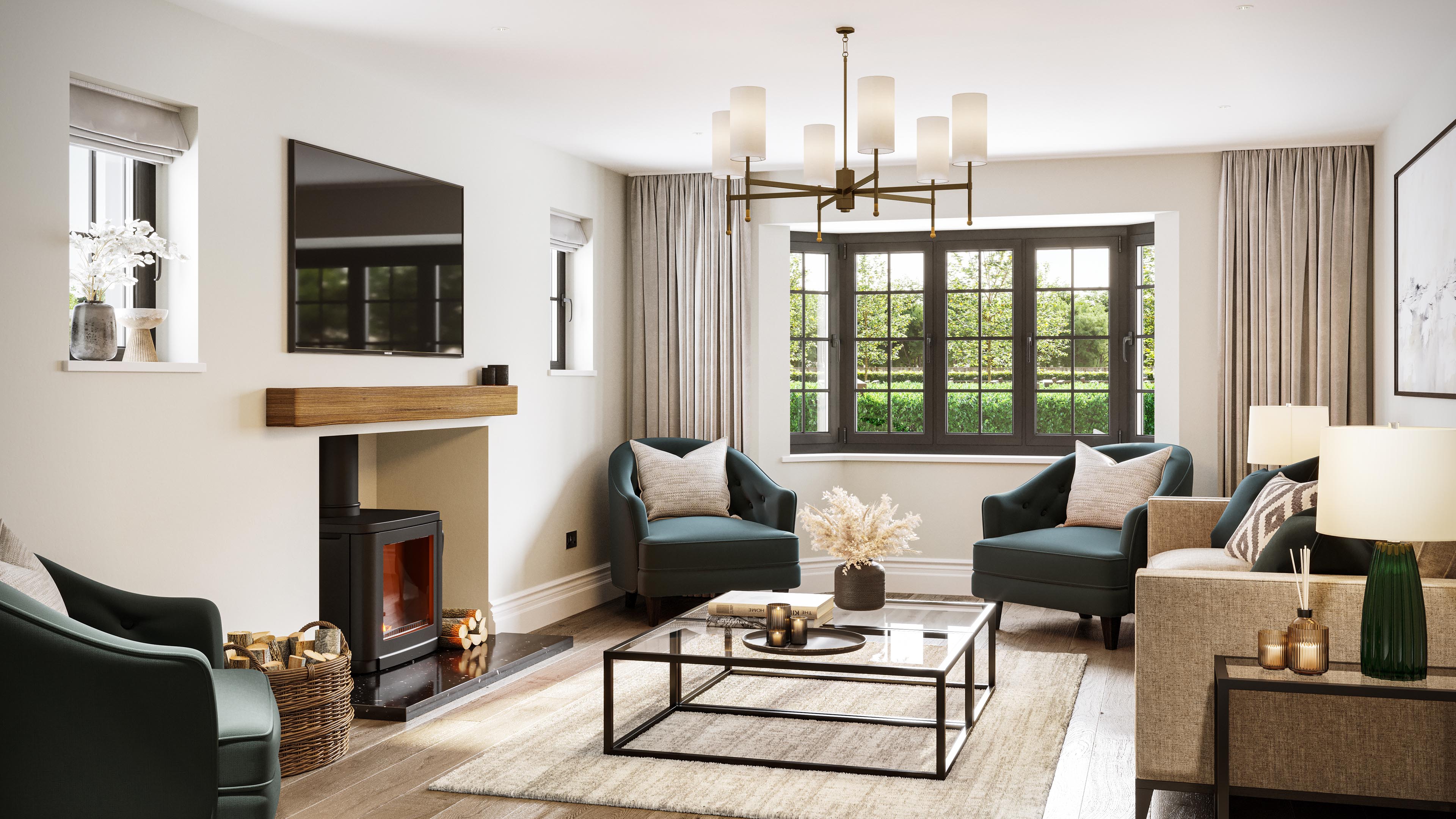 Appledore - Lounge CGI 3D Visualisation