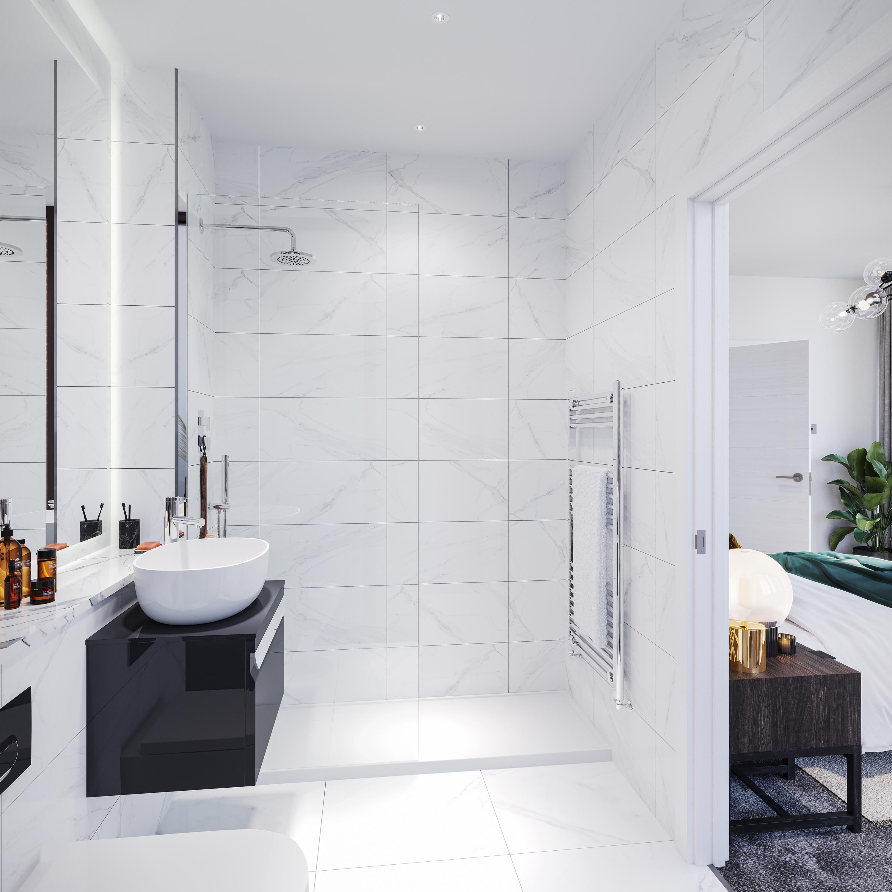 Bristol Street - Bathroom 3D CGI Visualisation Case Study