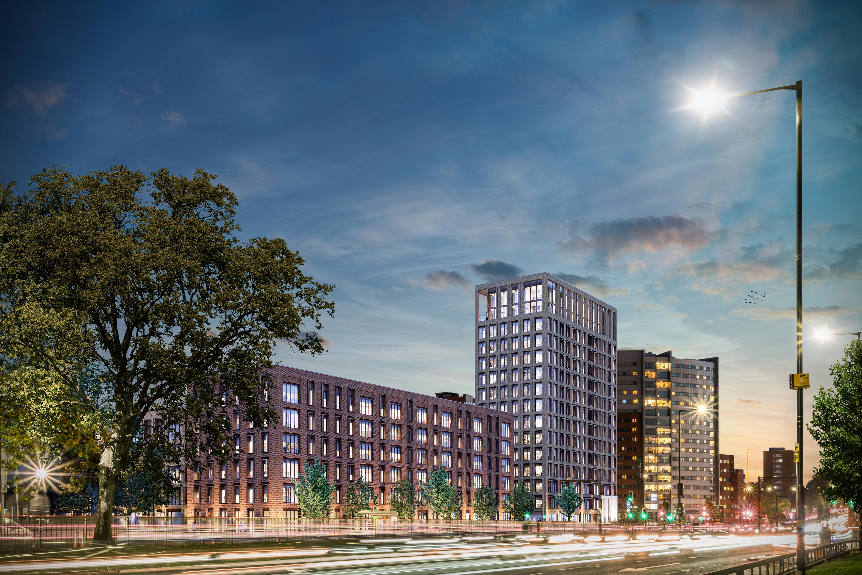 Bristol Street - Dusk Night House 3D CGI Visualisation Case Study