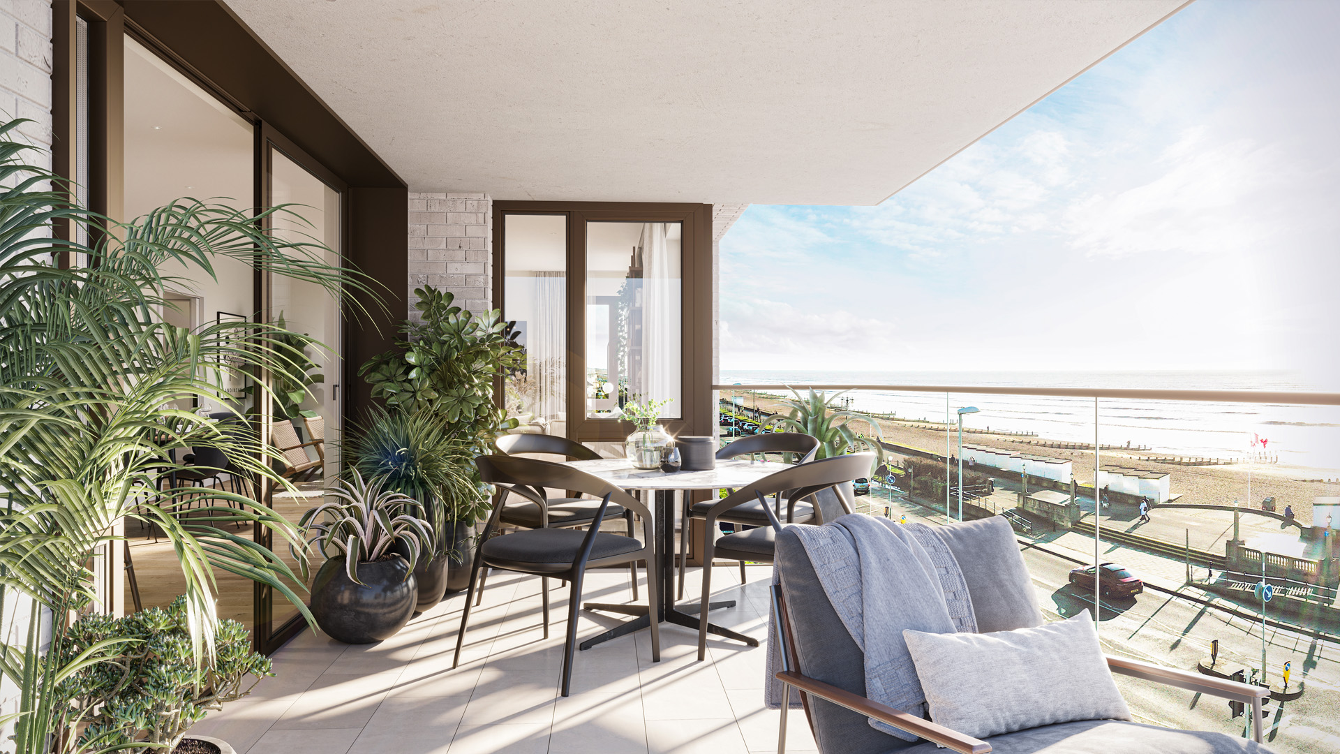 Calista Worthing - Balcony CGI 3D Visualisation