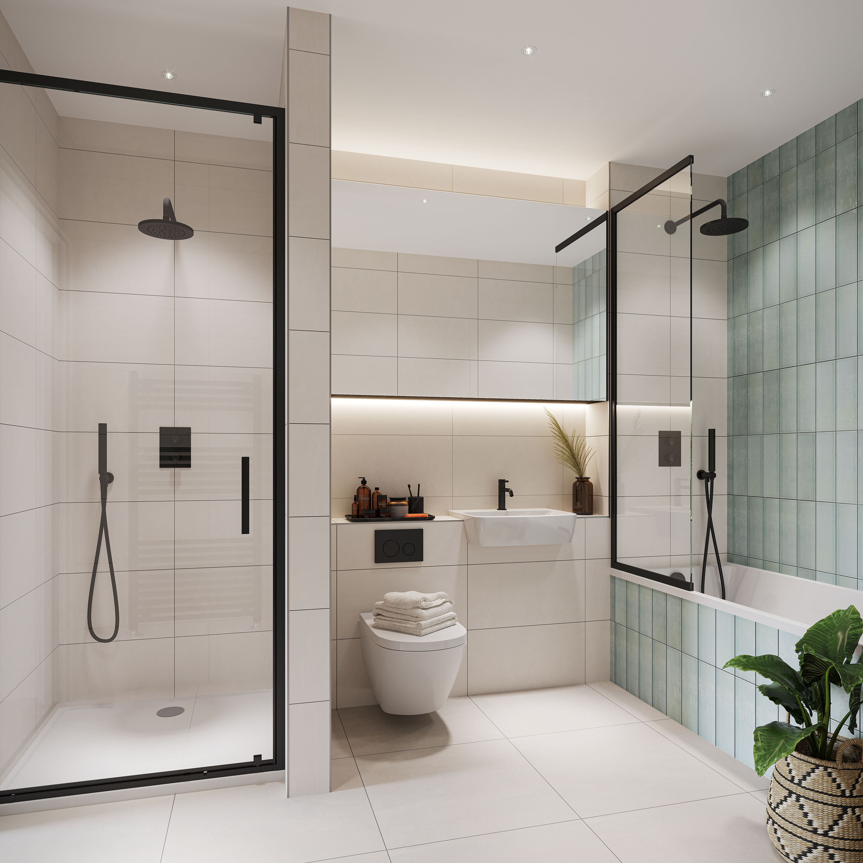 Calista Worthing - Bathroom CGI 3D Visualisation