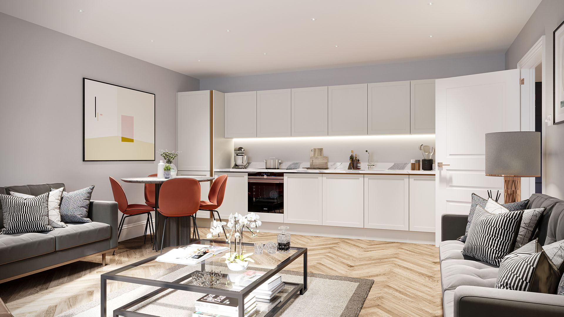 Garratts Lane - Interior CGI 3D Visualisation