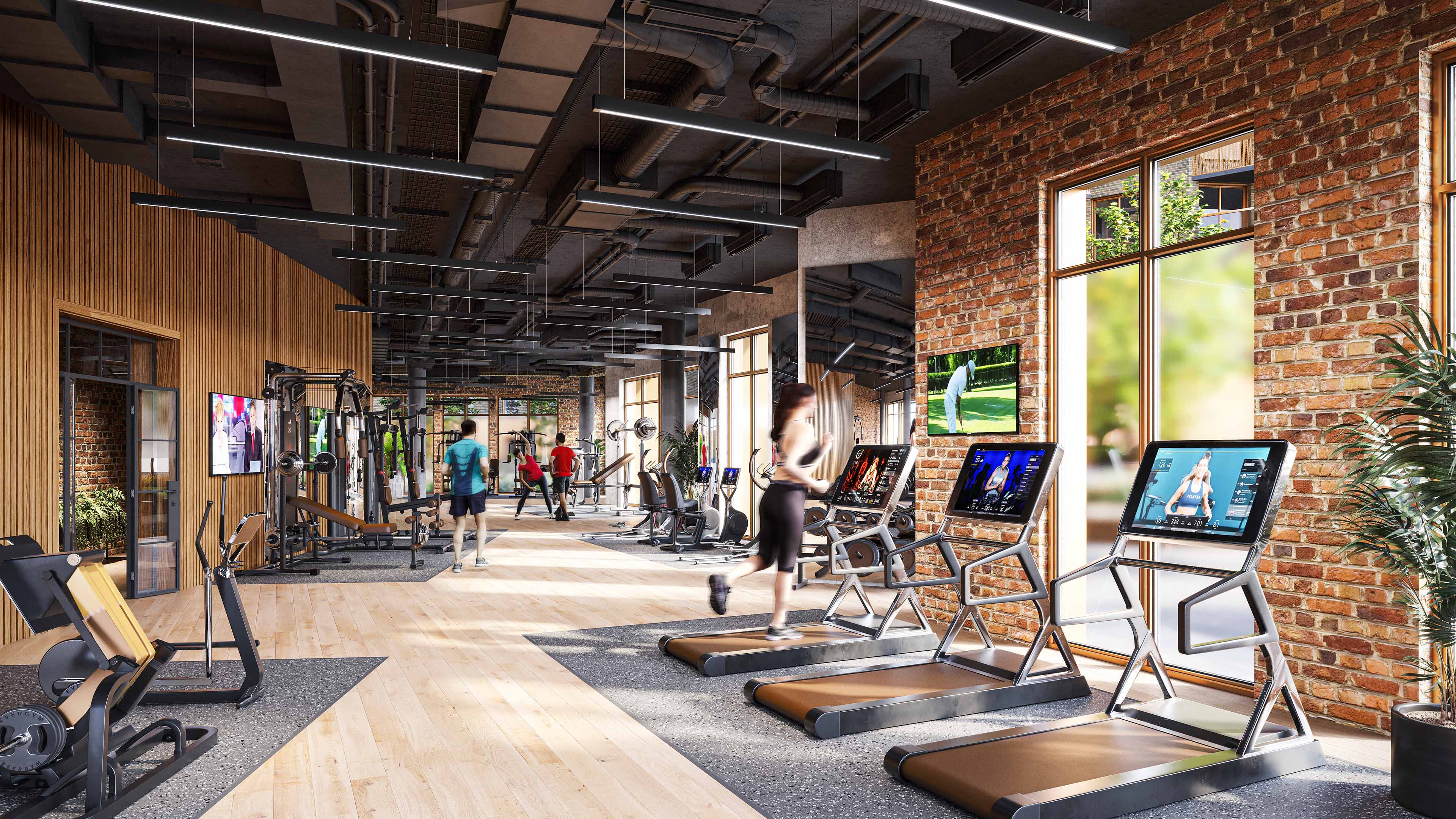 Gym - Residential - Interior - CGI