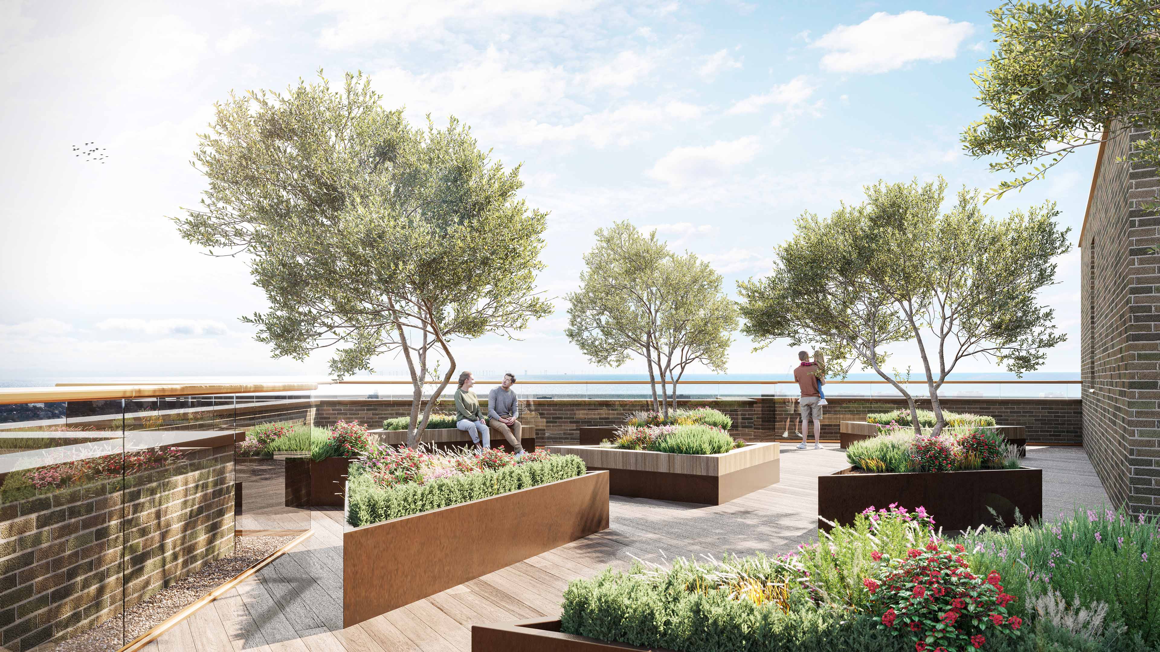 Roof Garden - Marketing - Interior - CGI
