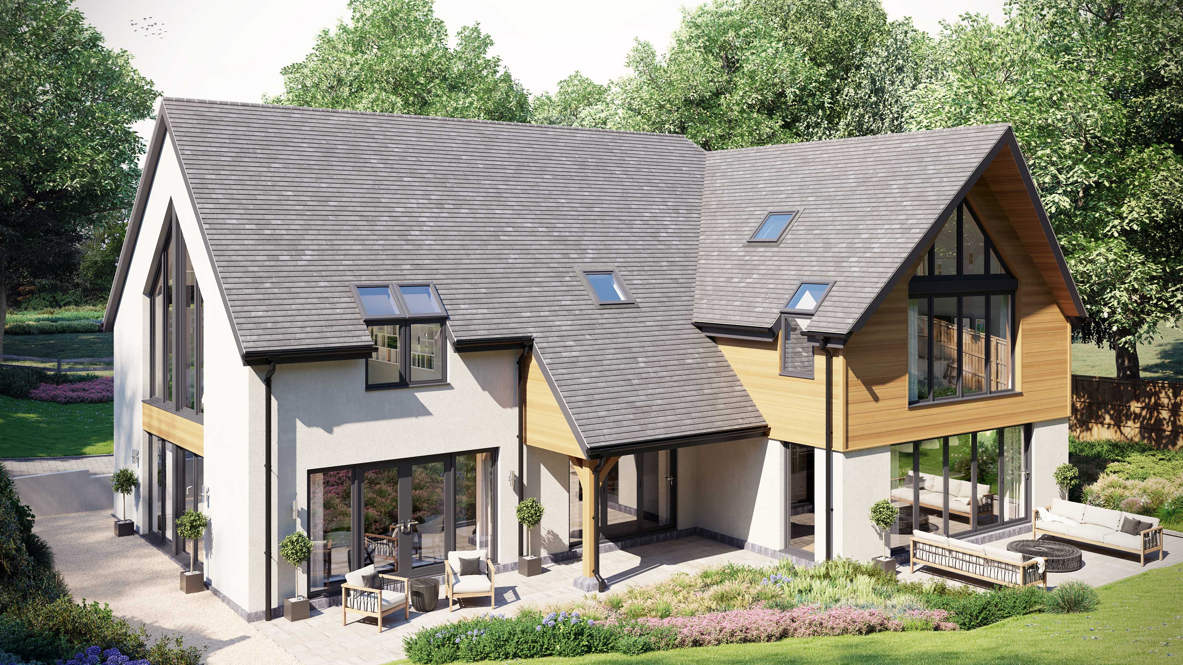 Park Lane House - Cladded House CGI 3D Visualisation