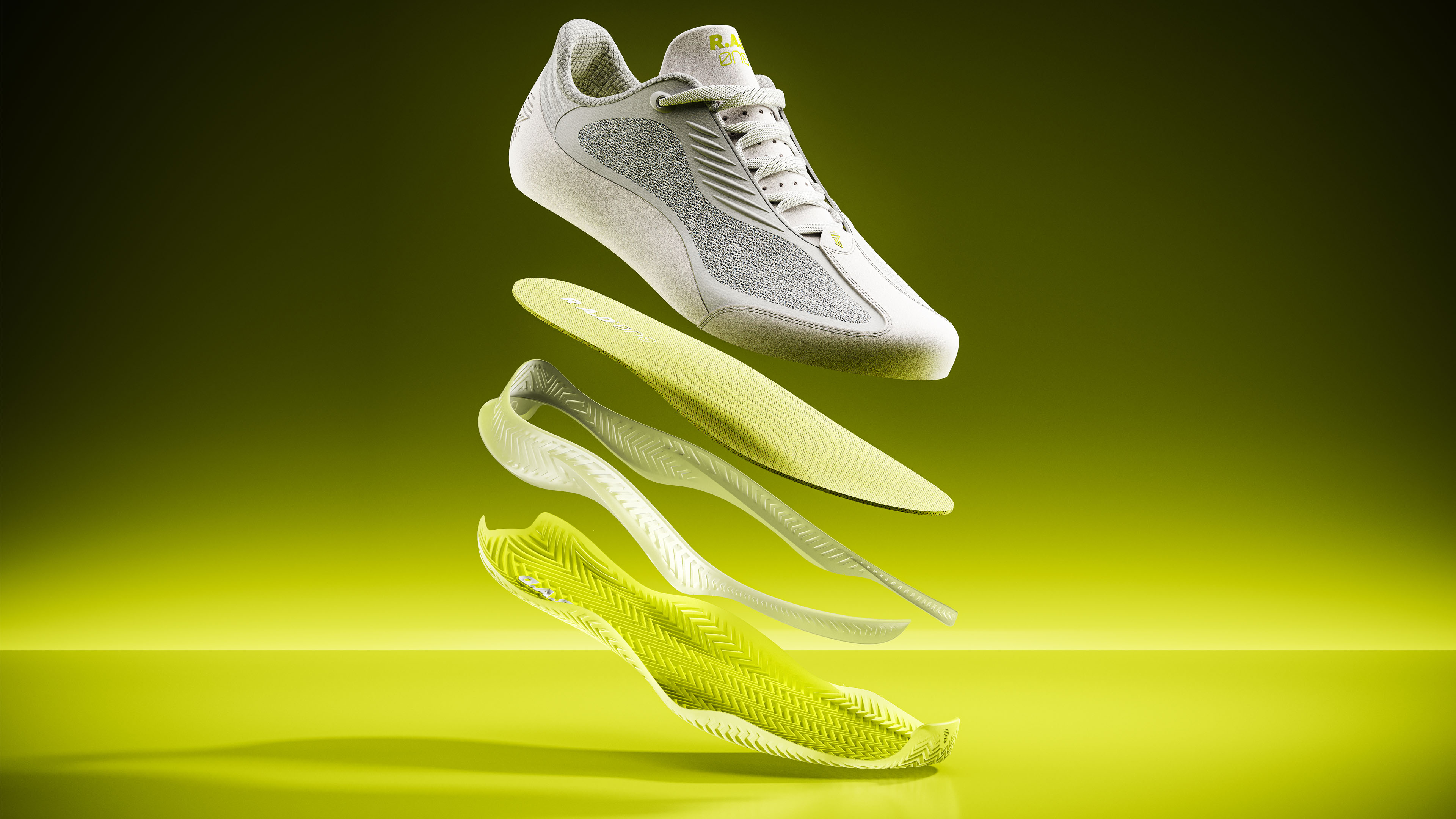 R.A.D. ONE Trainer - Exploded View Product CGI 3D Visualisation
