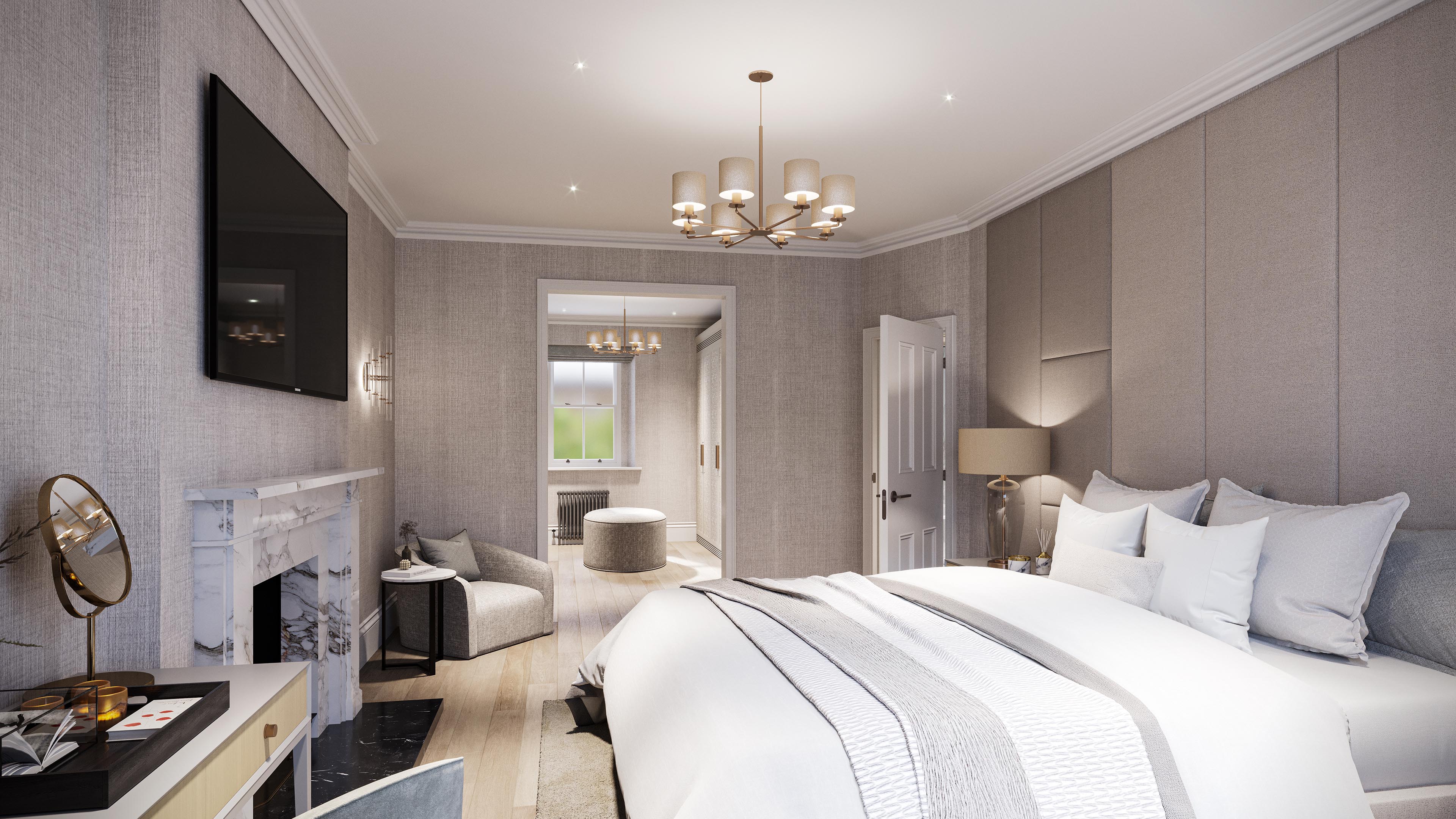 Walton - CGI - Bespoke build - Bedroom - Interior