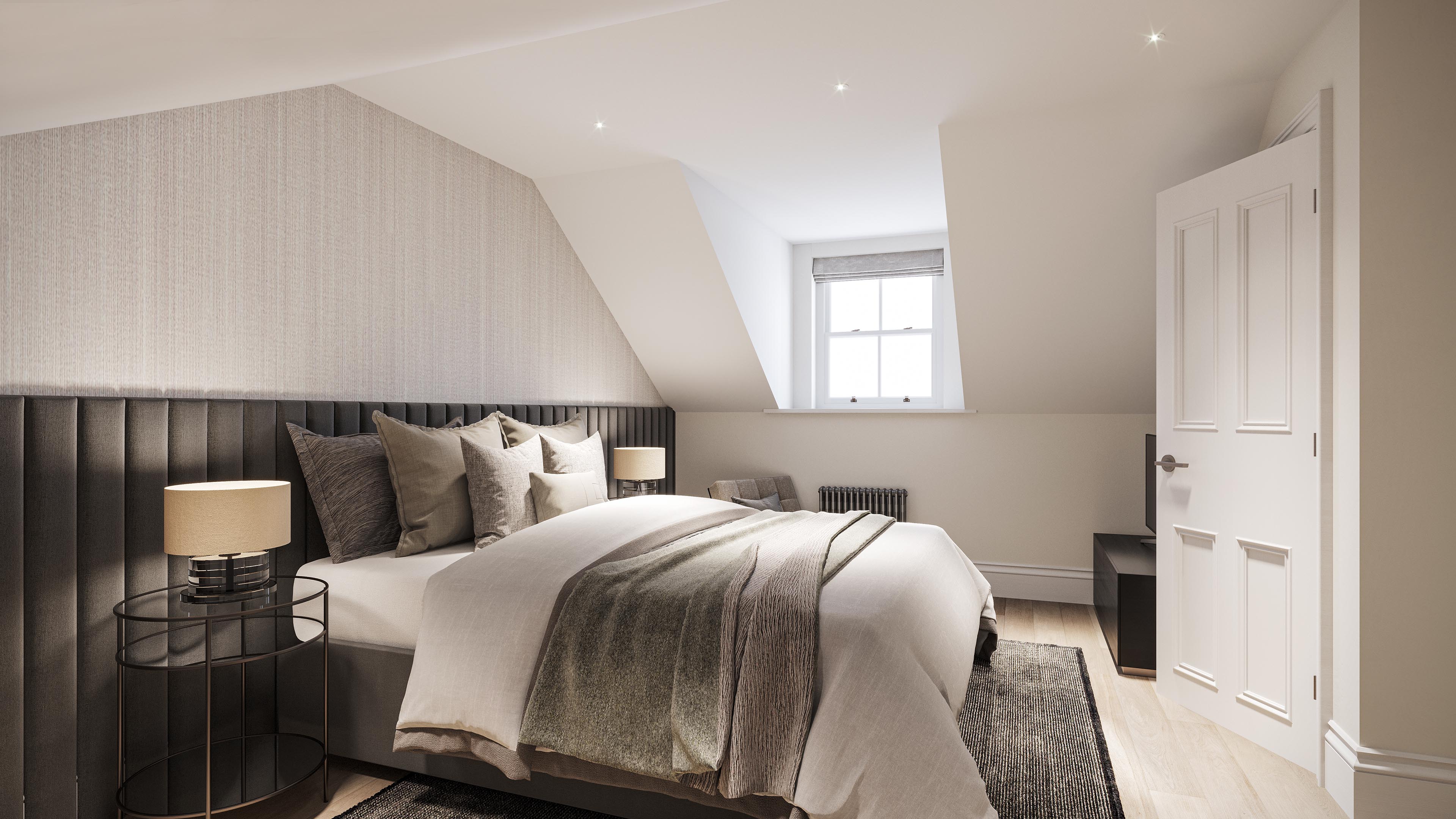 Walton - CGI - Bedroom 3D Visualisation CGI