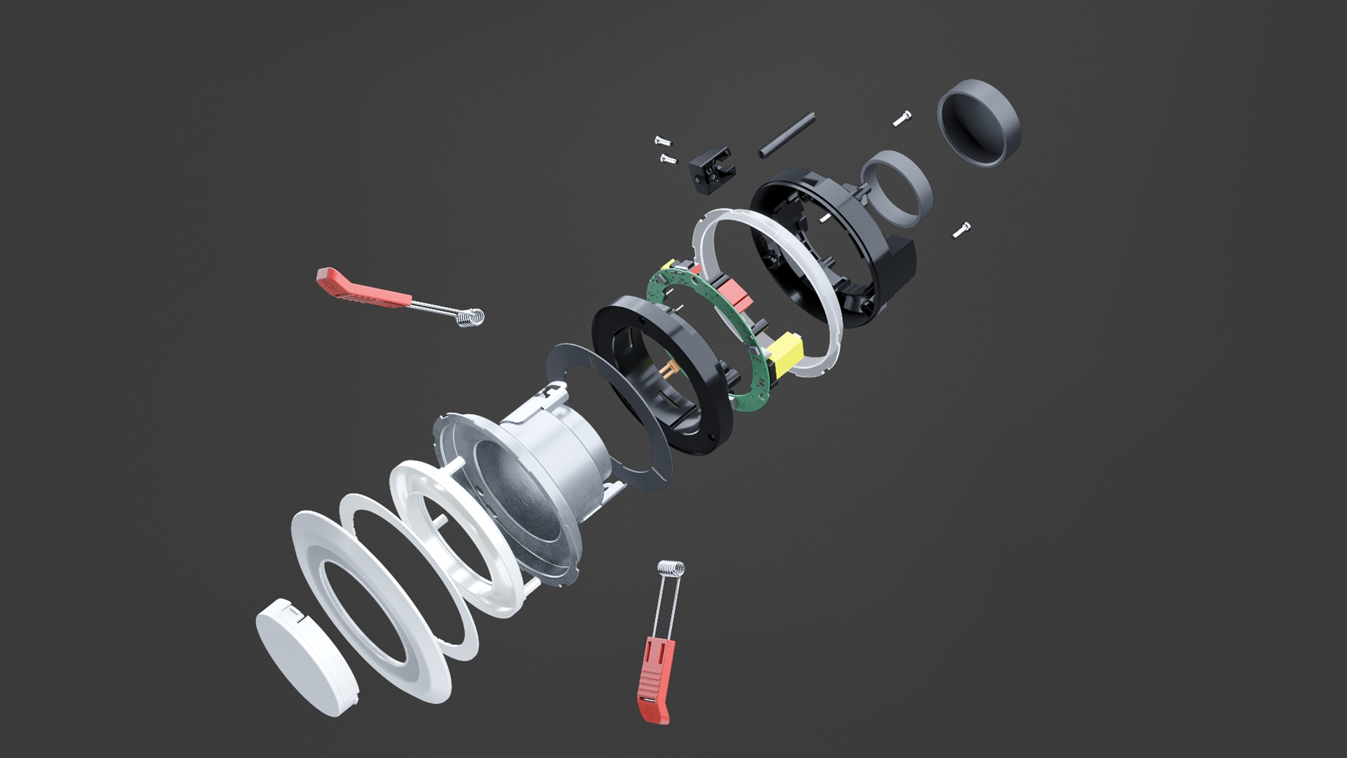 Technical Exploded View Product 3D CGI Visualisation - CGI Services